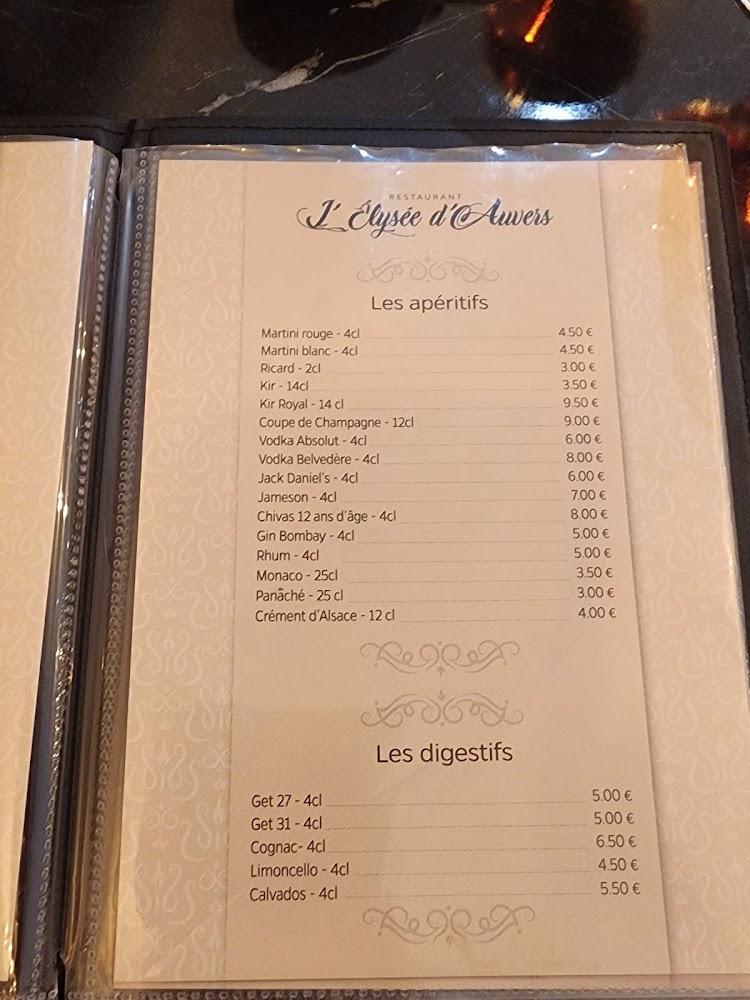 L’Élysée d'Auvers - Menu Image 2